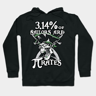 3.14% Of Sailors Are Pirates Math Lover Geek Teacher Pi Day Hoodie